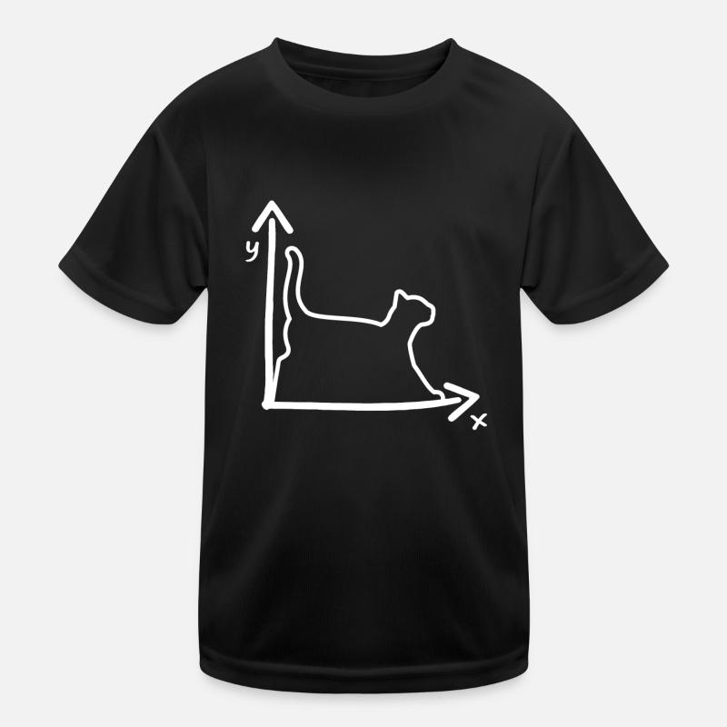CAT CHATS COORDONNÉS MATH NERD CADEAU T-shirt sport Enfant