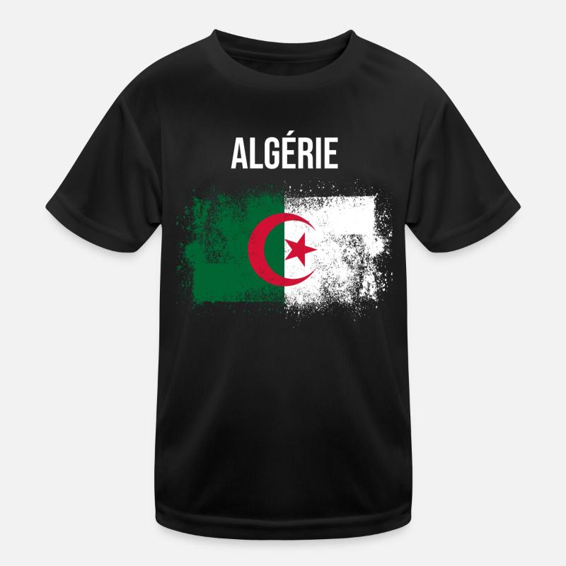 Algeria Kids Functional T-Shirt