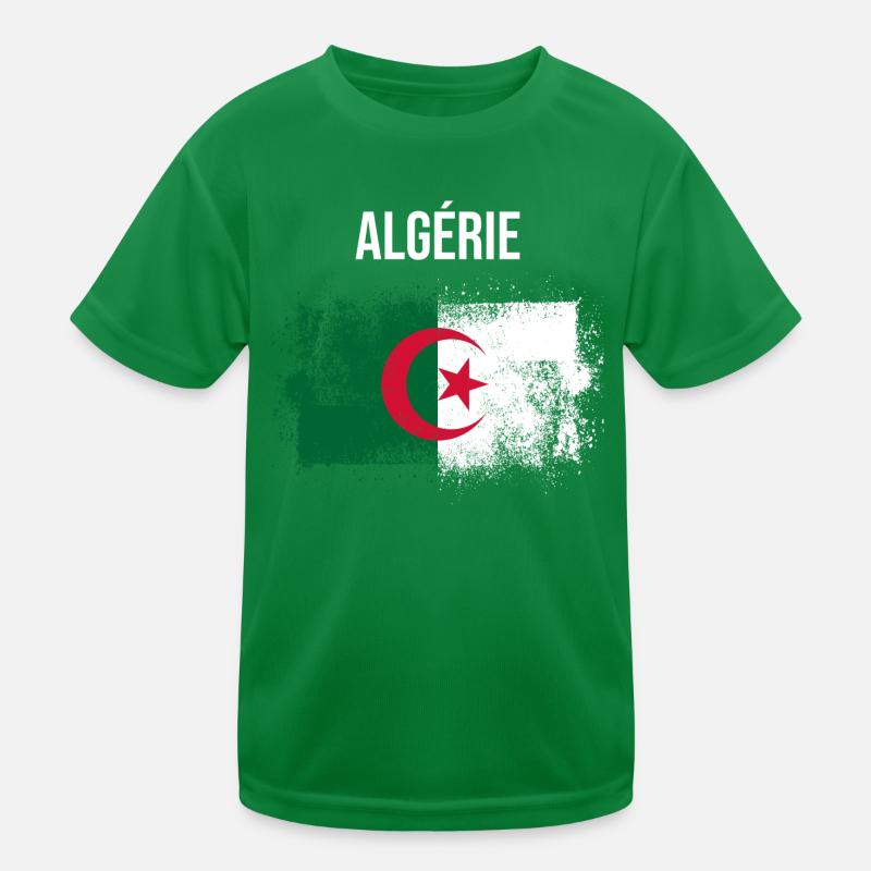 Algerien Kinder Funktions-T-Shirt