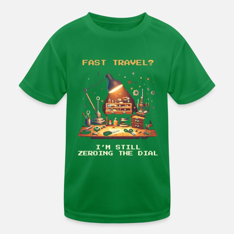 Établi de réglage de mécanique de précision du point zéro T-shirt sport Enfant