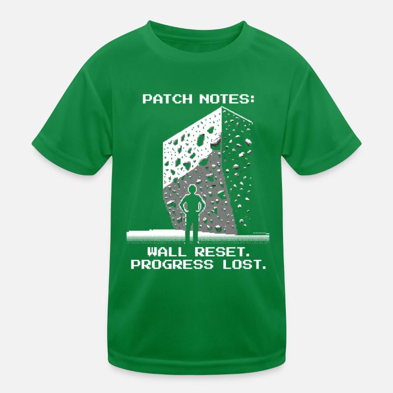 Réinitialisation du mur | Bloc Pixel Art Set T-shirt sport Enfant