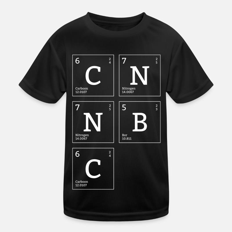 Tableau périodique des éléments C N N B C T-shirt sport Enfant