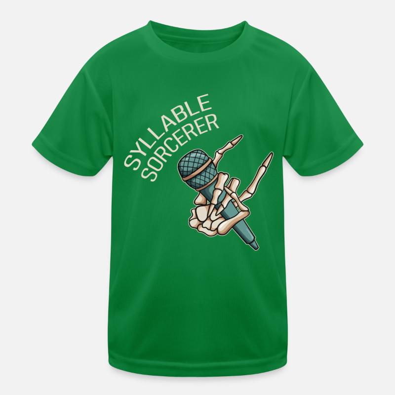 Silbenzauberer Poetry Slam Kinder Funktions-T-Shirt