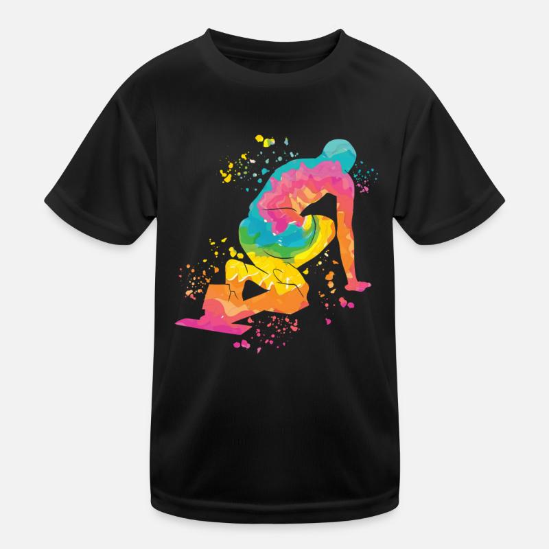 Sprinter Colorsplash Sprintender Sprint Kinder Funktions-T-Shirt