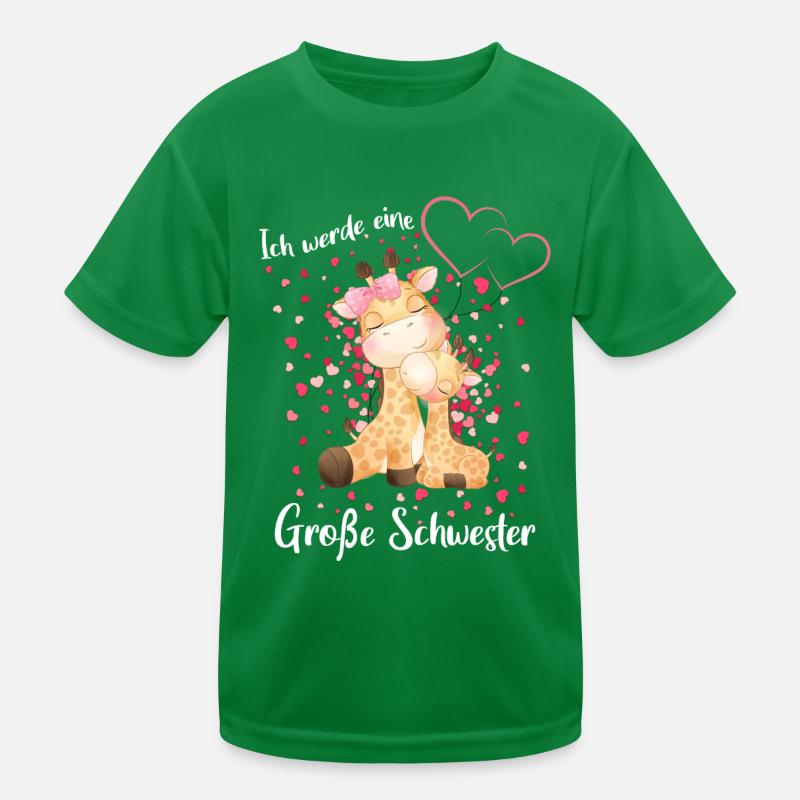 Ich Werde Eine Große Schwester 2025 Kinder Funktions-T-Shirt