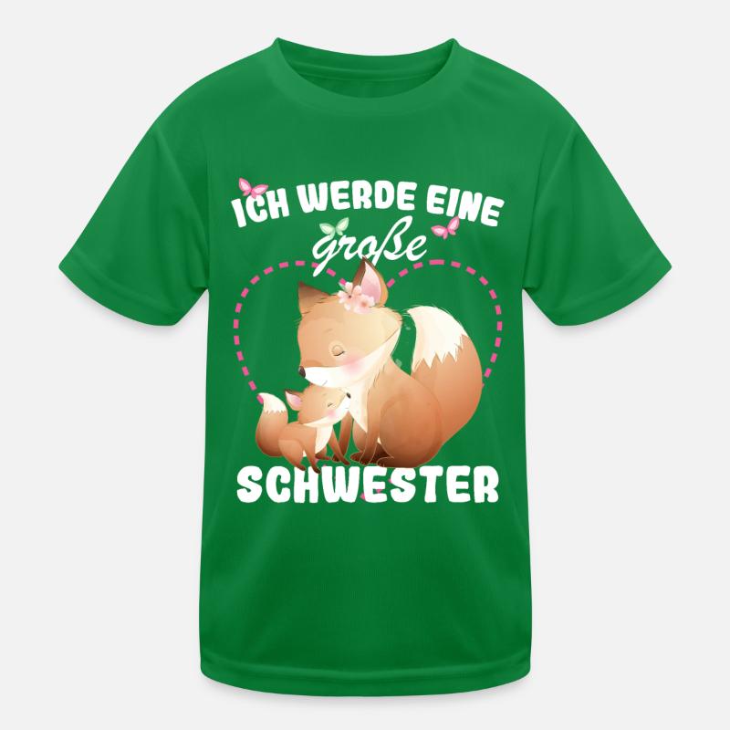 Ich Werde Eine Große Schwester 2025 Kinder Funktions-T-Shirt