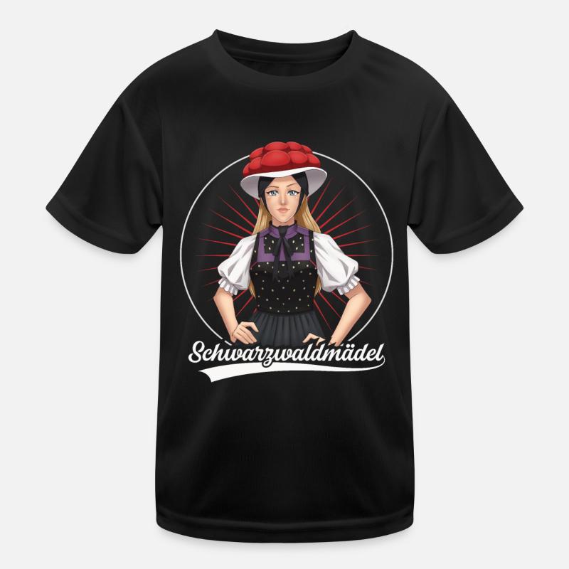 Schwarzwaldmädel Irma Kinder Funktions-T-Shirt