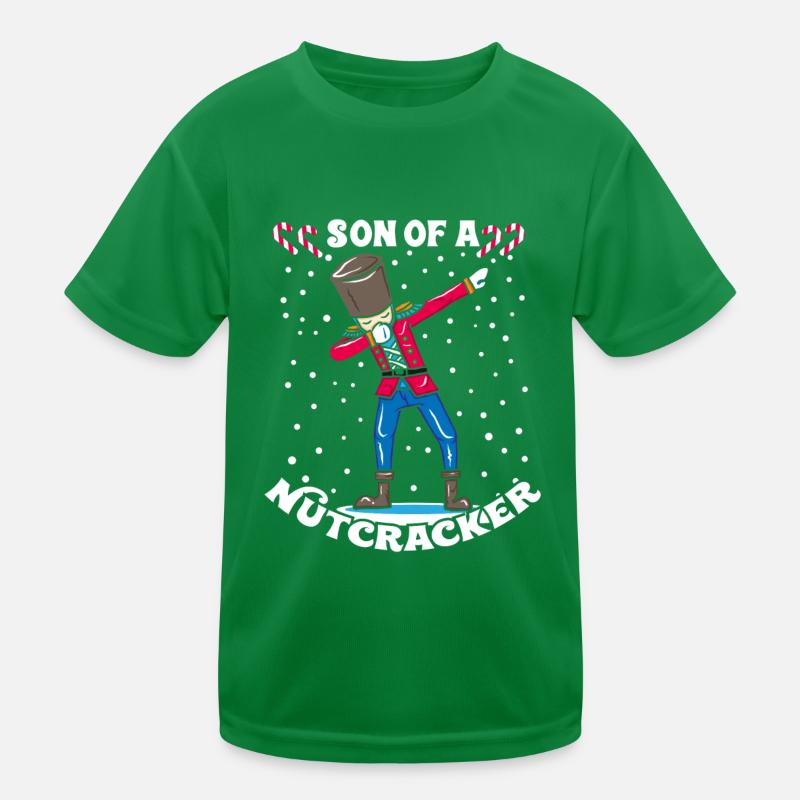 Dabbing Nutcracker Christmas gift DAB Kids Functional T-Shirt