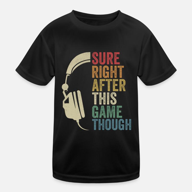 Gaming sûr juste après ce raid de jeu T-shirt sport Enfant