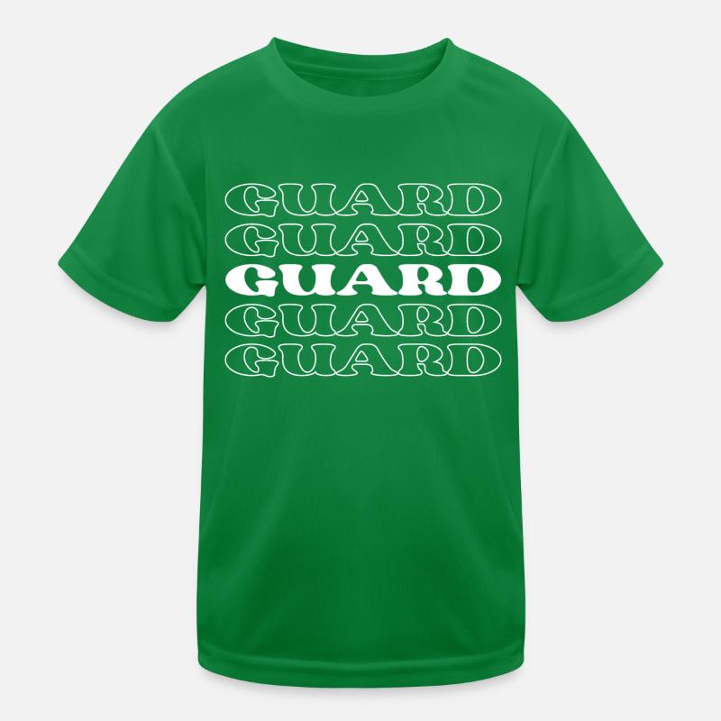 Security Guard Protector Sentinel Watchman Kids Functional T-Shirt