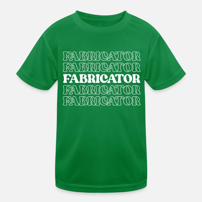 Verarbeiter Hersteller Produzent Assembler Builder Kinder Funktions-T-Shirt