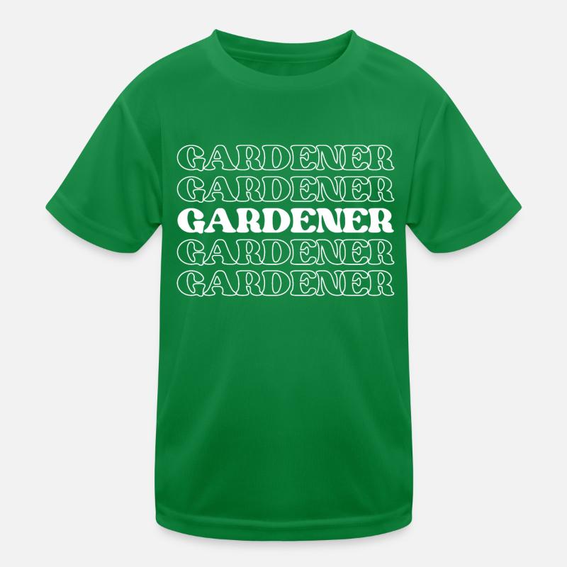 Gärtner Gartengärtner Landschaftsgärtner Pflanzgefäß Kinder Funktions-T-Shirt