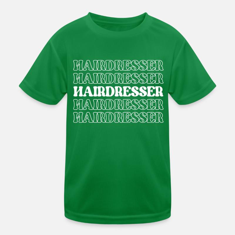 Coiffeur Coiffeur Coiffeur Cheveux T-shirt sport Enfant