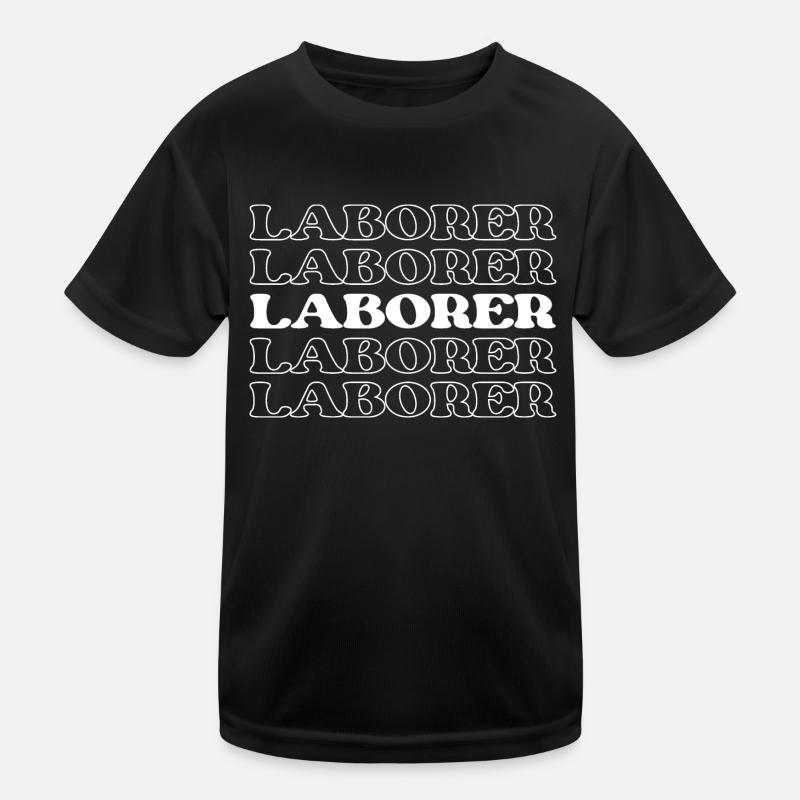 Arbeiter Arbeiter Handwerker Arbeiter Kinder Funktions-T-Shirt
