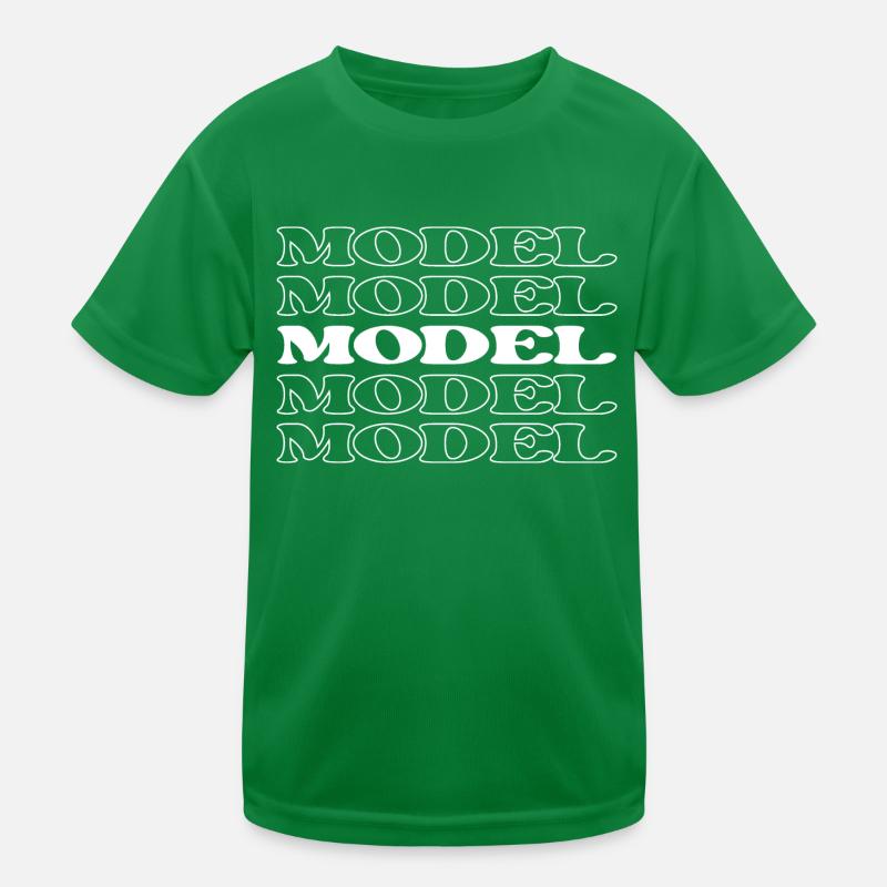 Modèle Modèle Modèle Mannequin Modèle Photographique T-shirt sport Enfant