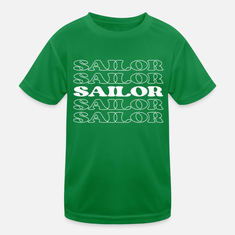 Sailor Mariner Seaman Shipman Seafarer Kids Functional T-Shirt