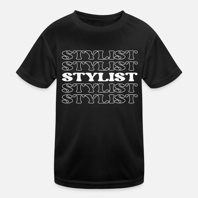 Stylist, Friseur, Modeexperte, Mode-Guru Kinder Funktions-T-Shirt
