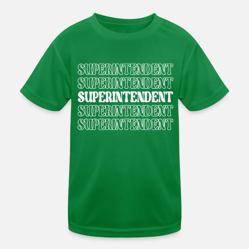 Superintendent Supervisor Director Chief Kids Functional T-Shirt