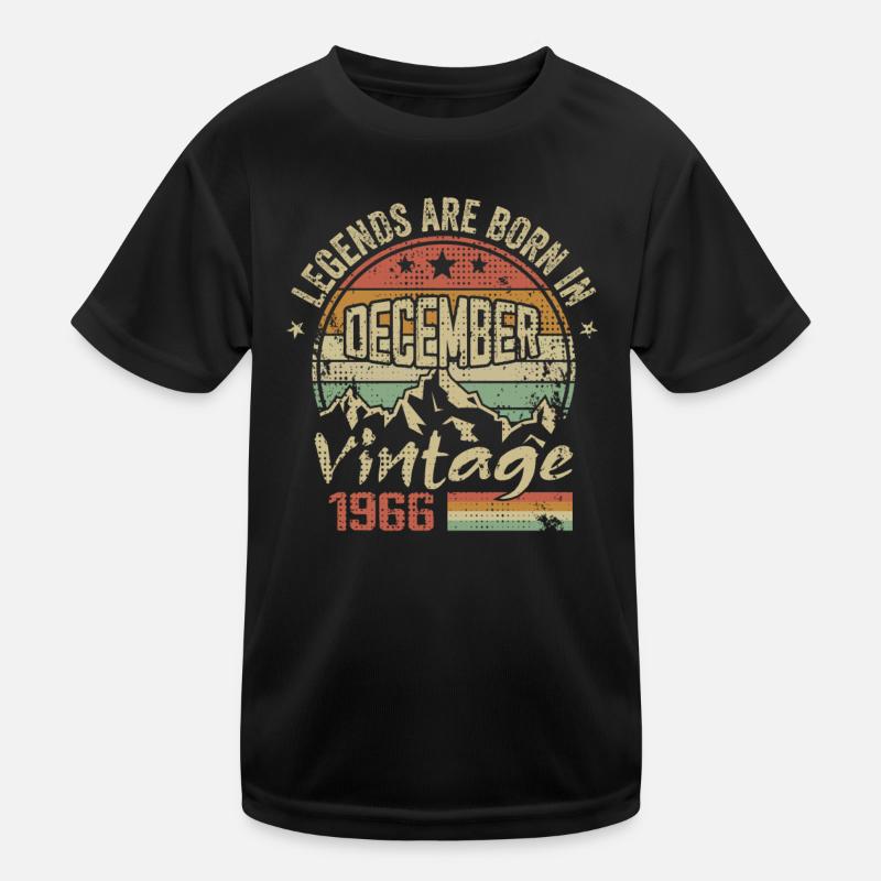 Legenden wurden im Dezember 1966 geboren - 1966 Dezember Kinder Funktions-T-Shirt