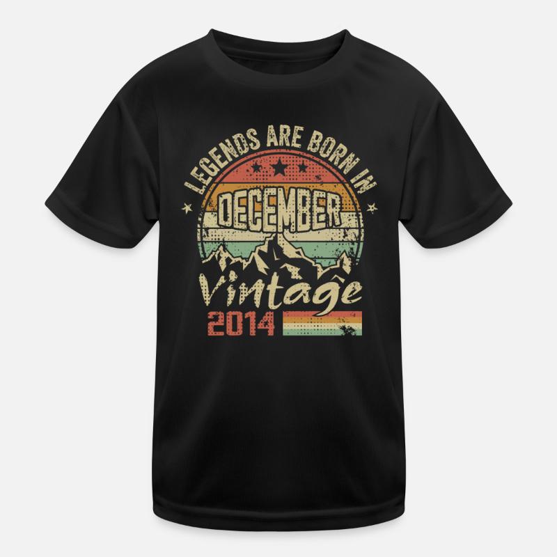 Légendes Sont Nés En Décembre 2014 - 2014 Décembre T-shirt sport Enfant