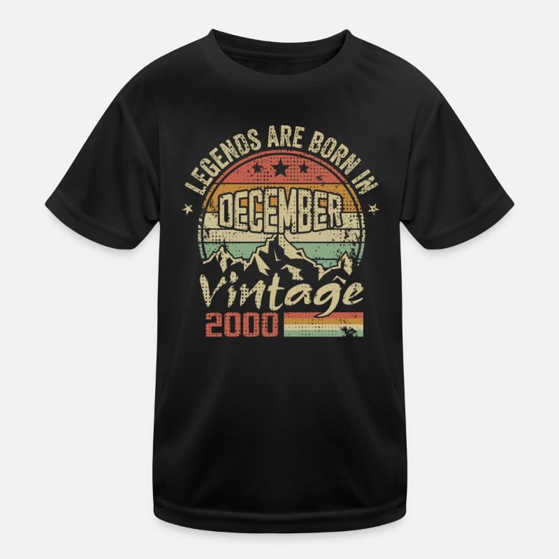 Légendes Sont Nés En Décembre 2000 - 2000 Décembre T-shirt sport Enfant