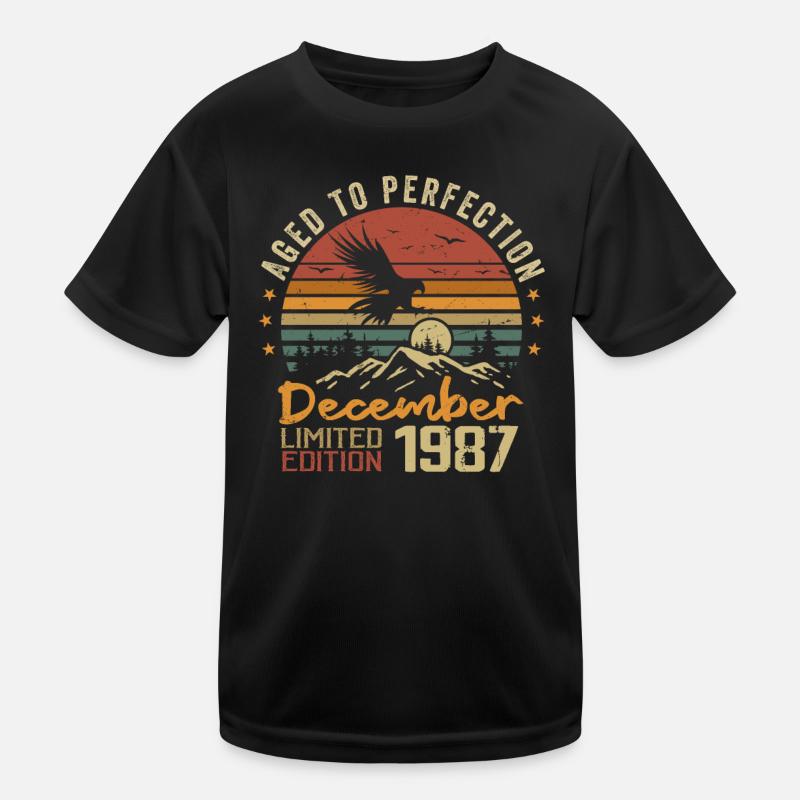 Les Légendes Sont Nées En Décembre 1987 - 1987 T-shirt sport Enfant