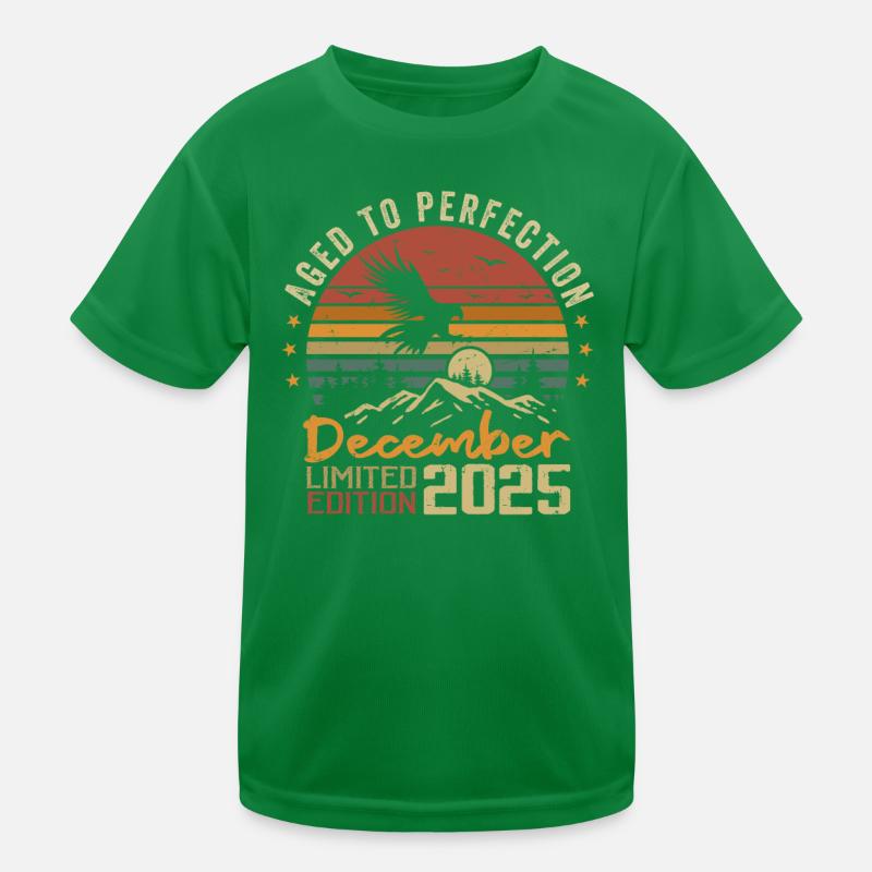 Legends were born in December 2025 - 2025 Kids Functional T-Shirt