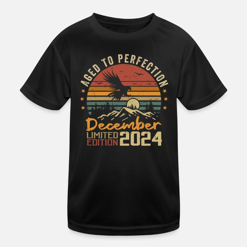 Die Legenden wurden im Dezember 2024 - 2024 geboren Kinder Funktions-T-Shirt