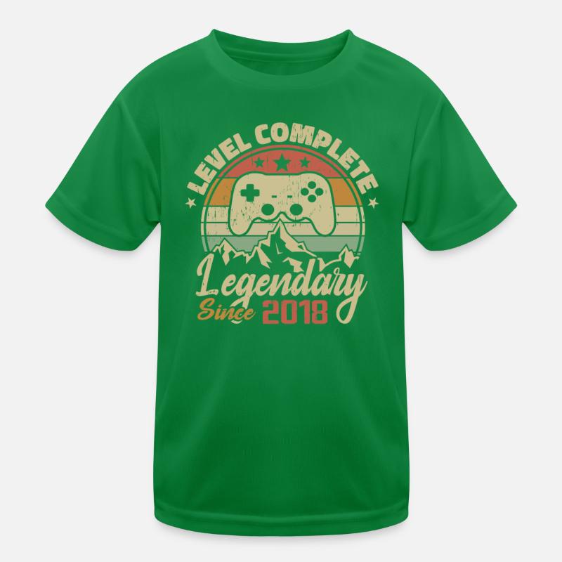 2018 Complete Level Birthday Gift - 2018 Kids Functional T-Shirt