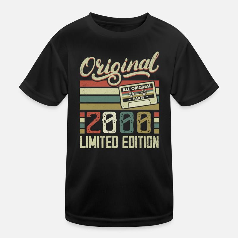 Vintage 2000 Cadeau D'anniversaire Rétro 2000 T-shirt sport Enfant