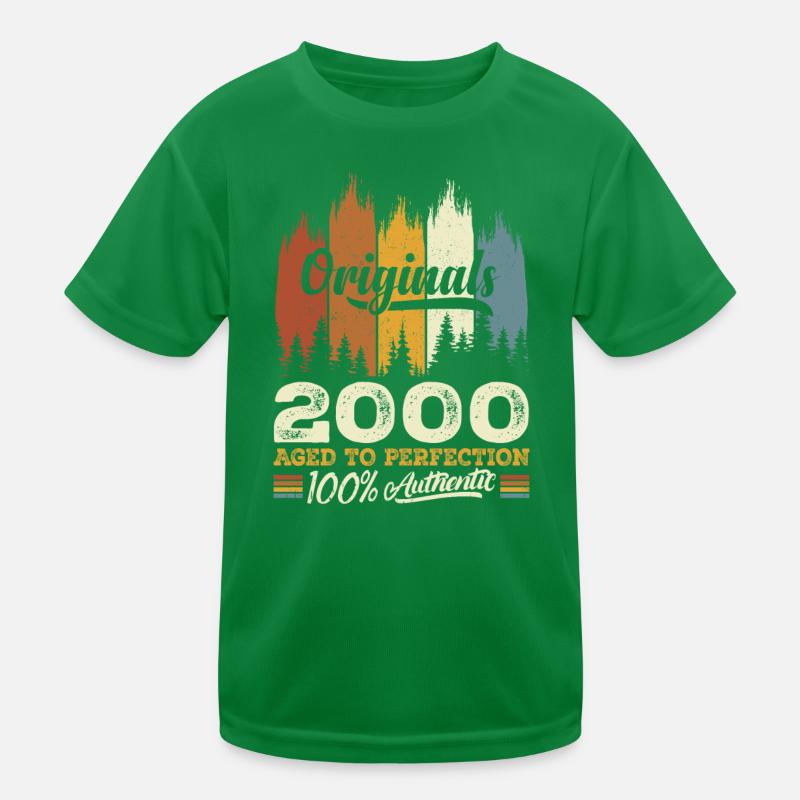 2000 Vintage Original 2000 Geburtstagsgeschenk Kinder Funktions-T-Shirt