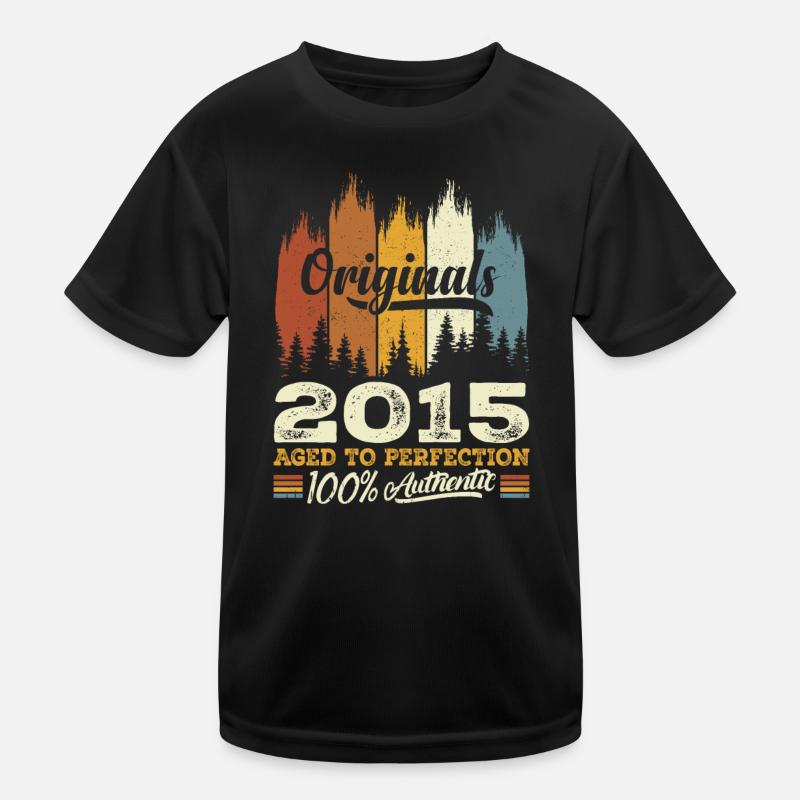 2015 Vintage Original 2015 Birthday Gift Kids Functional T-Shirt