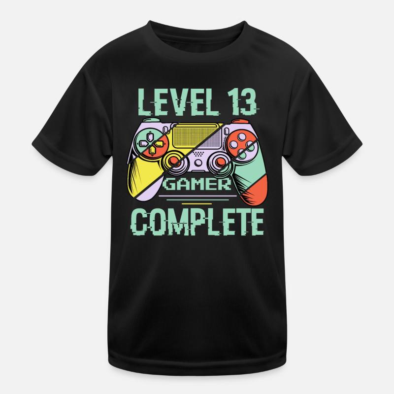 Niveau 13 complète 13 Ans Gamer Level 13 Complete T-shirt sport Enfant