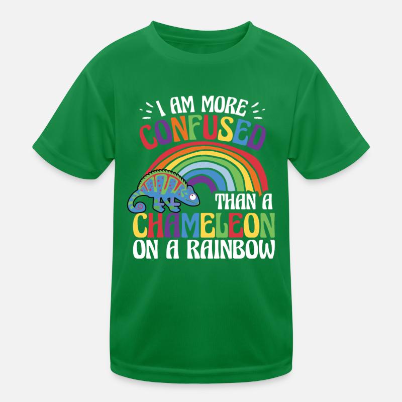Je suis plus confus qu’un caméléon T-shirt sport Enfant