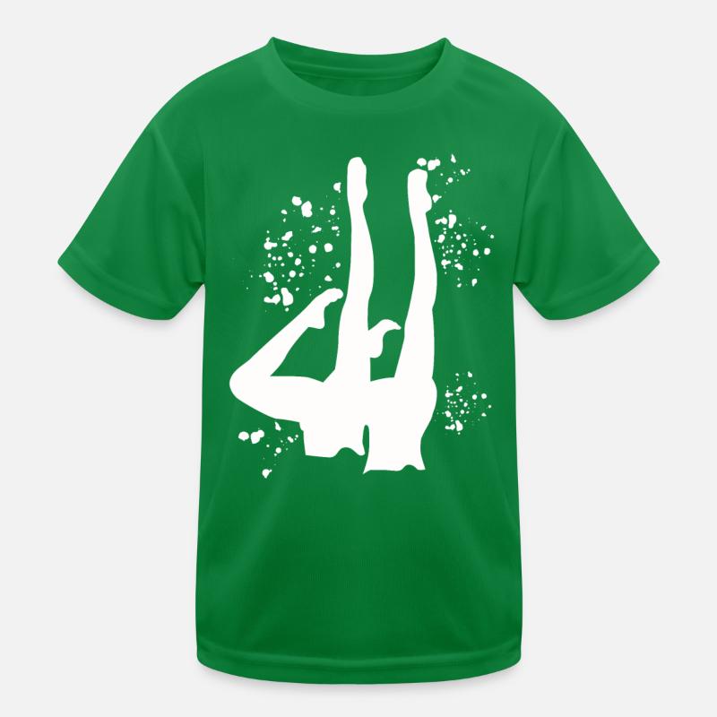 Artistic Swim Team Synchronschwimmen Kinder Funktions-T-Shirt