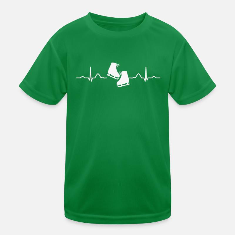 Eiskunstläufer Schlittschuhlaufen Eiskunstlauf Kinder Funktions-T-Shirt