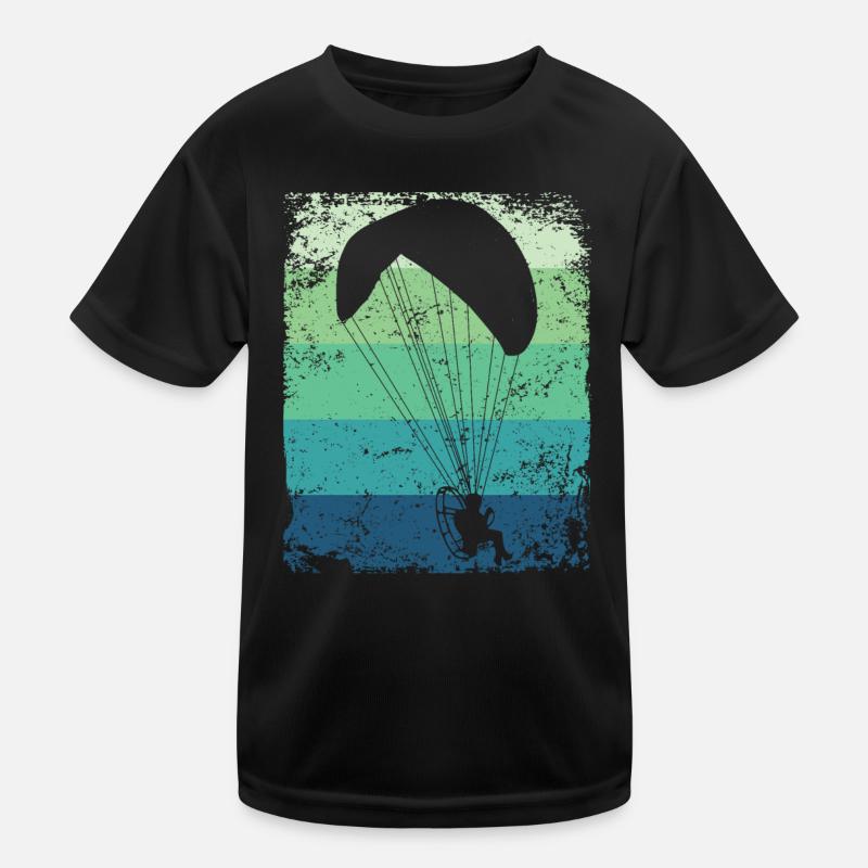 Motorisiertes Gleitschirmfliegen Ppg Paramotoring Kinder Funktions-T-Shirt