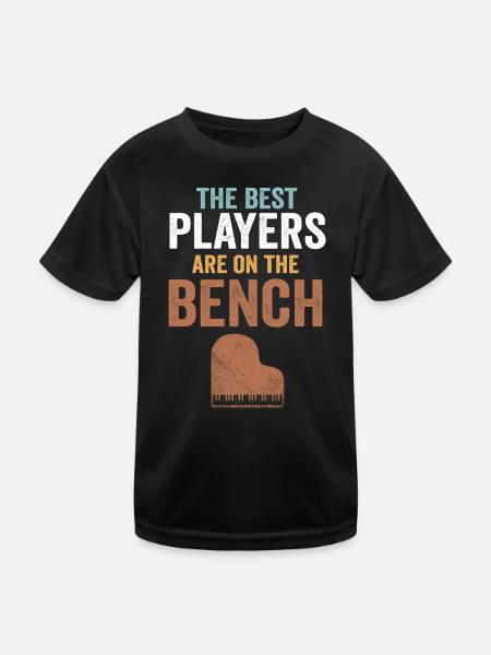 Les meilleurs joueurs Pianiste Pianiste - T-shirt sport Enfant - noir - Devant