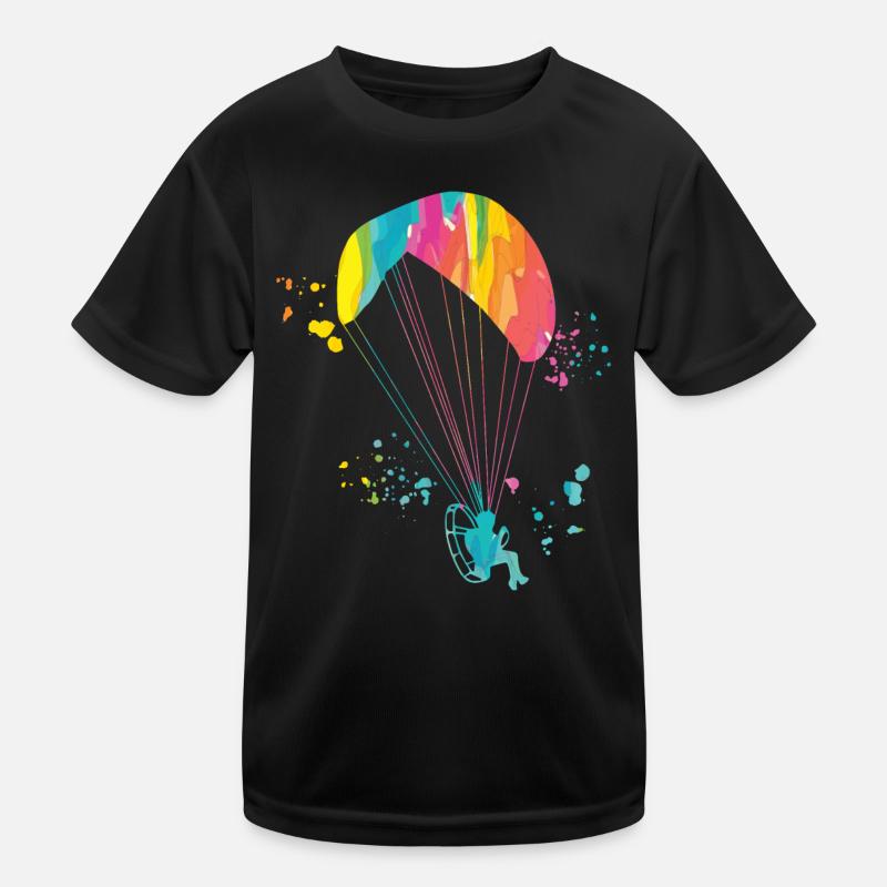 Parapente motorisé Paramoteur Paramoteur T-shirt sport Enfant
