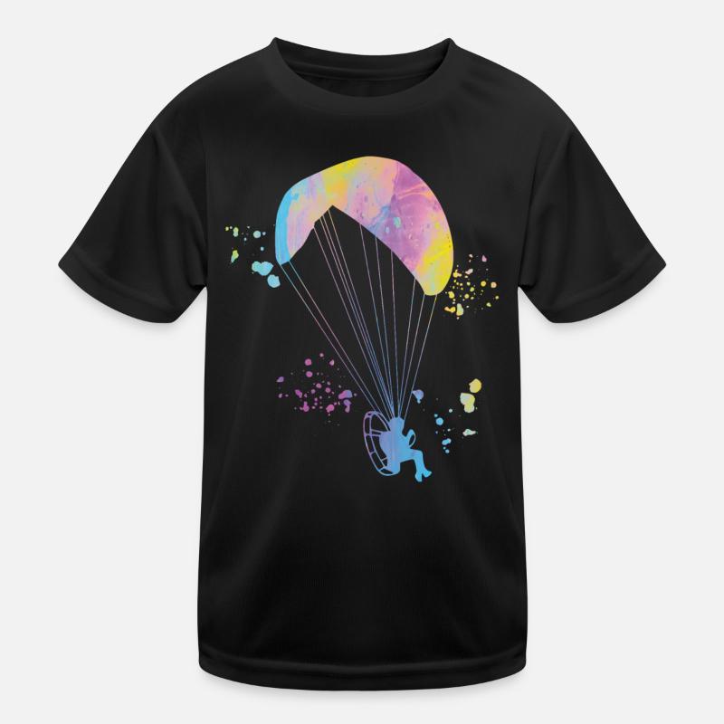 Motorisiertes Gleitschirmfliegen Ppg Paramotoring Kinder Funktions-T-Shirt