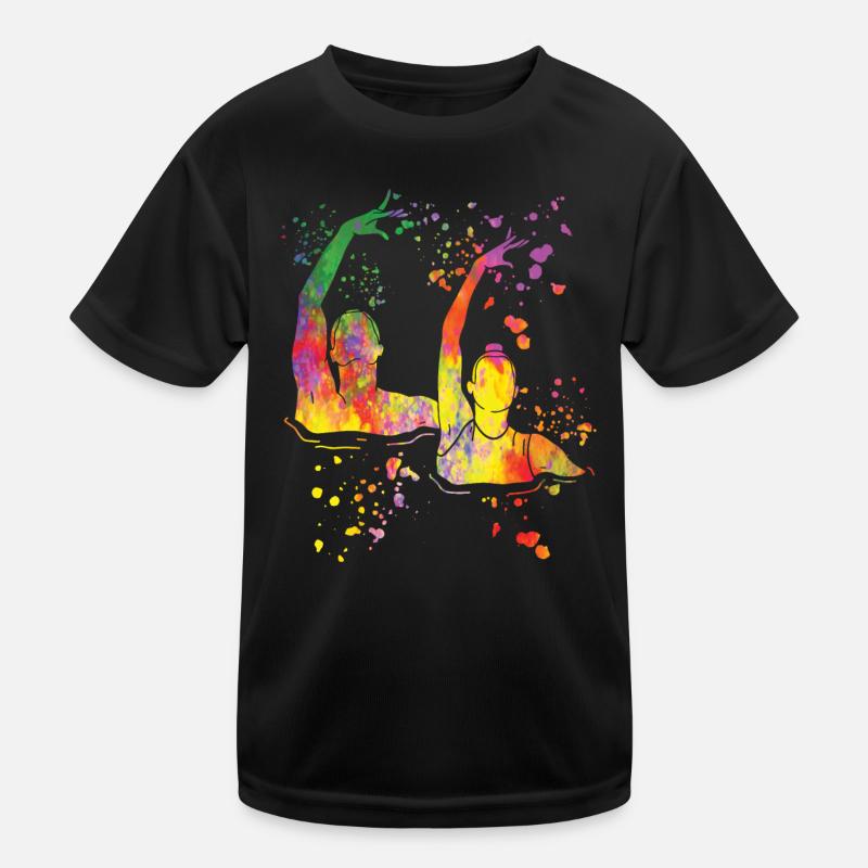 Artistic Swim Team Synchronschwimmen Kinder Funktions-T-Shirt
