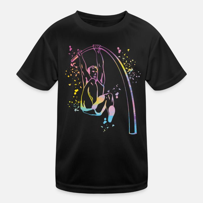 Perchiste Enfant Saut à la perche T-shirt sport Enfant