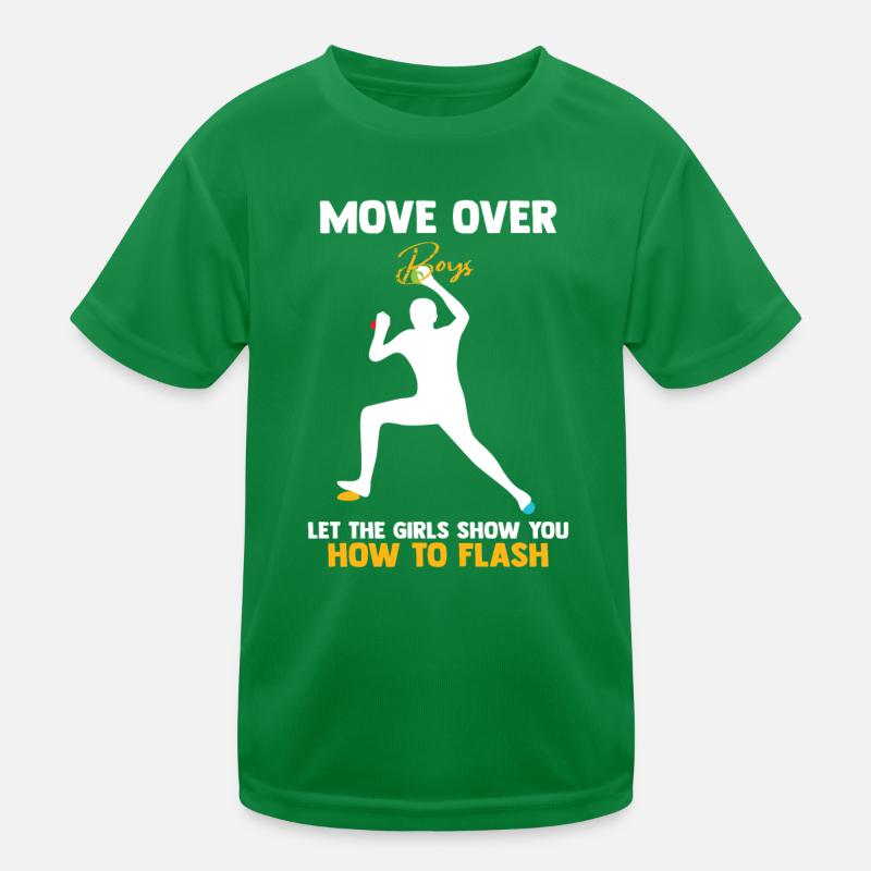 Macht Platz Jungs Boulderer Bouldern Kinder Funktions-T-Shirt