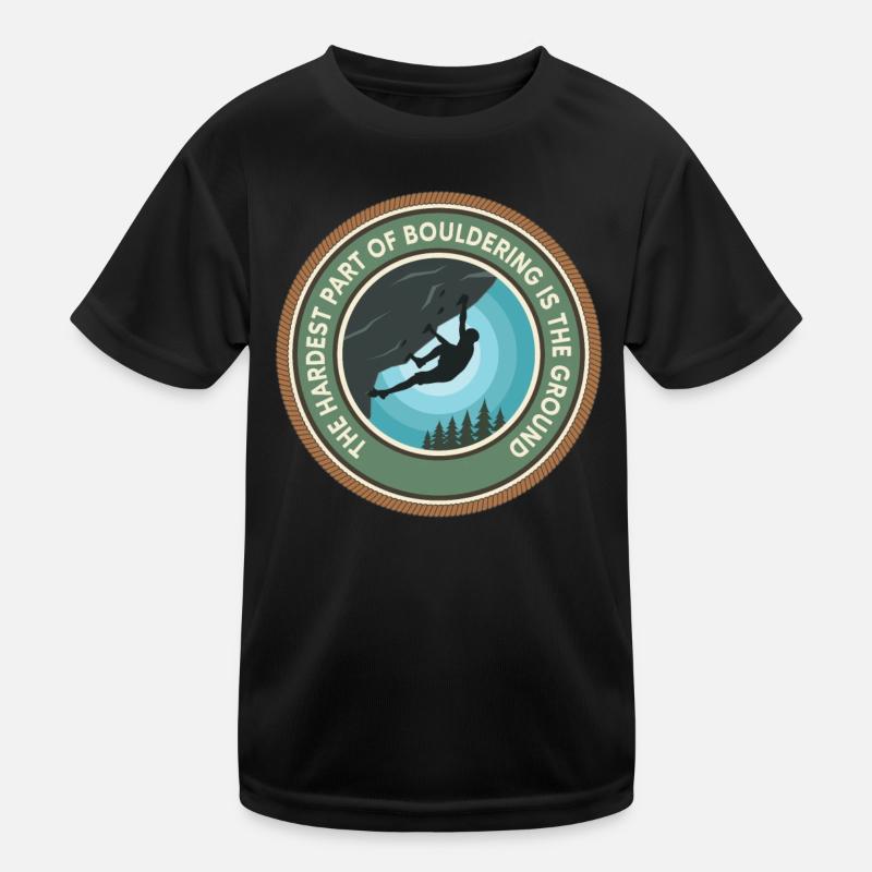 Bouldering Boulderer Bouldering Kids Functional T-Shirt