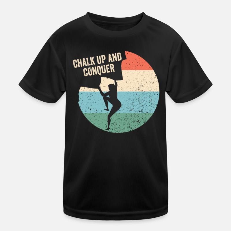 Tracer à la craie et conquérir des rochers T-shirt sport Enfant