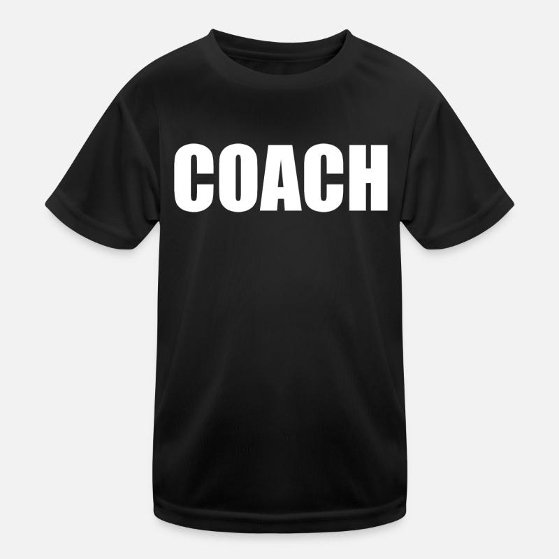 COACH - Kinder Funktions-T-Shirt - Schwarz