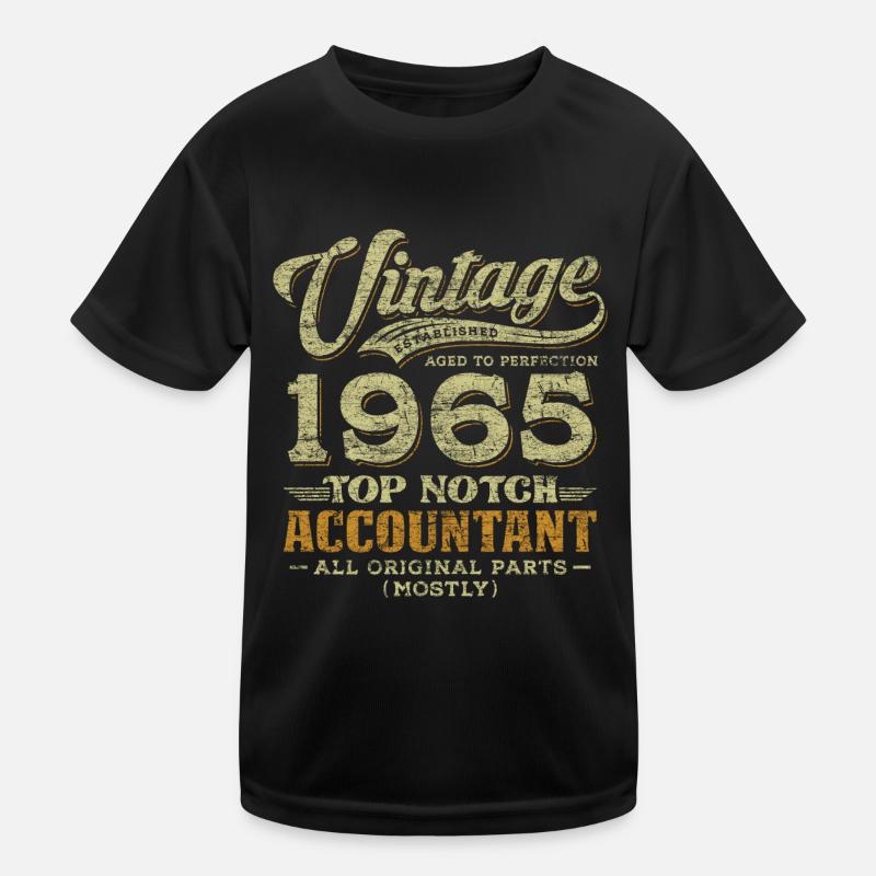 Vintage 1965 Top Notch Comptable T-shirt sport Enfant
