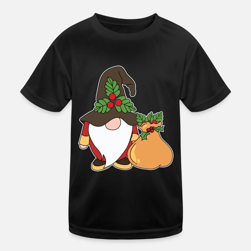 Weihnachten Weihnachtmann Gnomies Kinder Funktions-T-Shirt