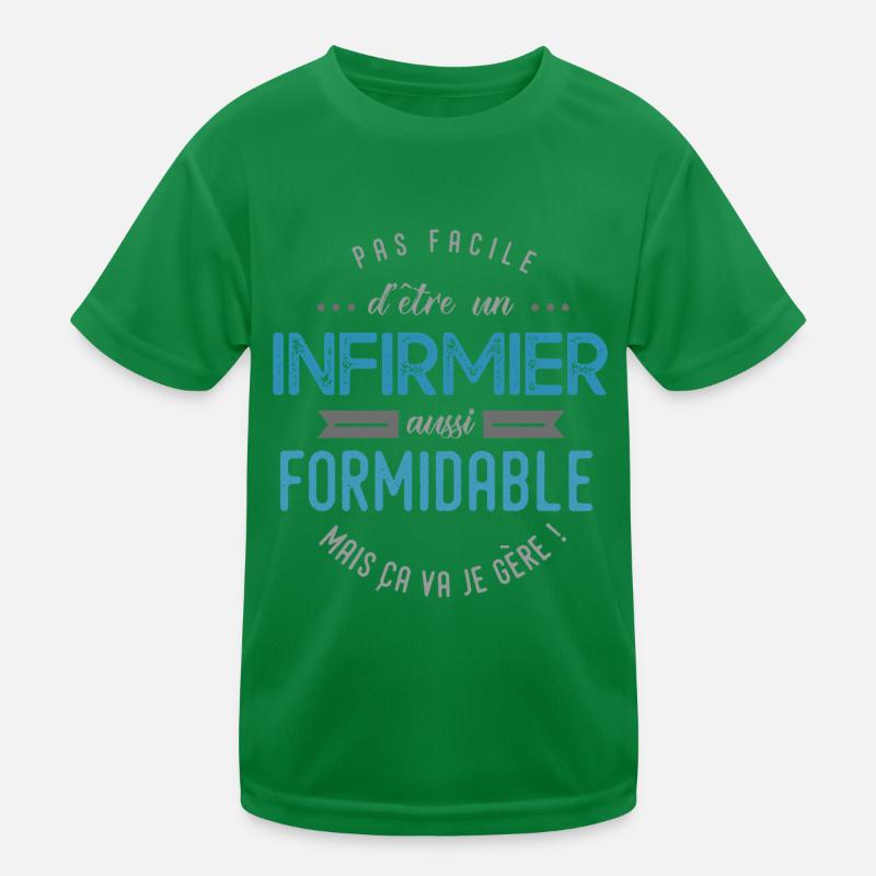 infirmier formidable T-shirt sport Enfant