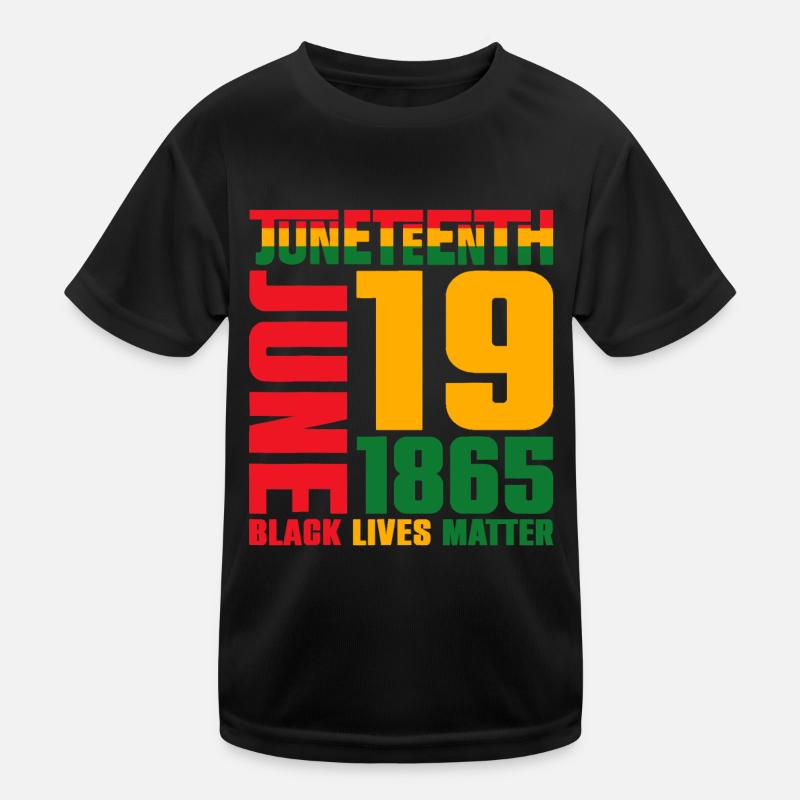 Juneteenth, 19. Juni 1865 Black Freedom Day Kinder Funktions-T-Shirt
